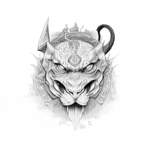 Año 2000 tattoo design idea