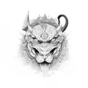 Año 2000 tattoo design idea