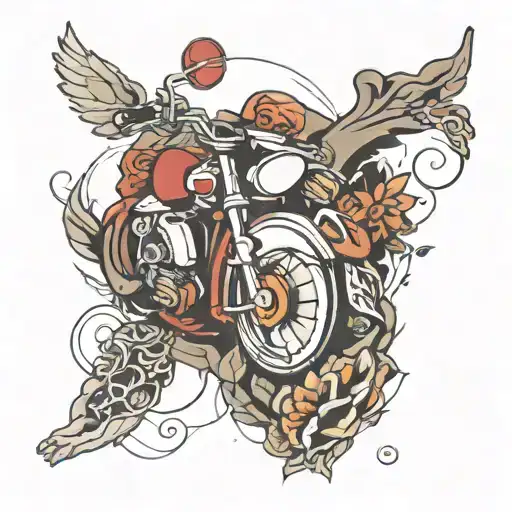 honda win, polygon heart, ravioli tattoo design idea