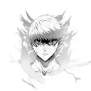 anime kaneki manga panels tattoo design idea