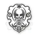 a skull and crossbones tattoo design idea
