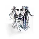 Jack Sparrow tattoo design idea