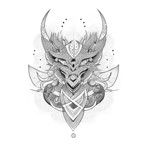 neotribal tattoo design idea