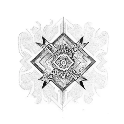 guamanian Style Tribal Arm tattoo tattoo design idea