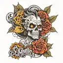 sum 41 tattoo design idea