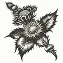 scottish, thistle, buckfast, tennants lager, fife, forth bridges tattoo design idea