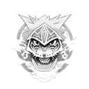 jiraiya character from naruto classic anime  tattoo design idea