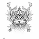 jiraiya character from naruto classic anime  tattoo design idea