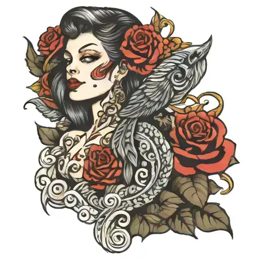 Brandi Smith 1984 year born tattoo design idea