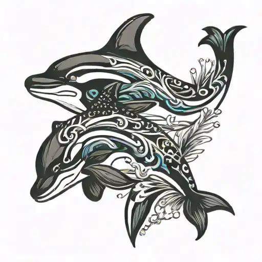 orcas pnw    tattoo design idea
