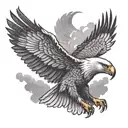 soaring eagle tattoo design idea
