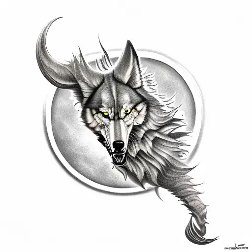 lobo tattoo design idea