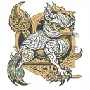 pepe tattoo design idea