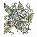 pepe tattoo design idea