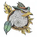 pepe tattoo design idea