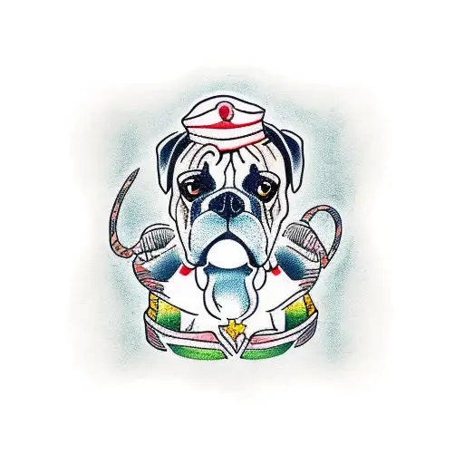 boxer tattoo design idea