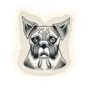 boxer tattoo design idea