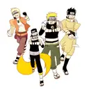 Naruto team 7 tattoo design idea