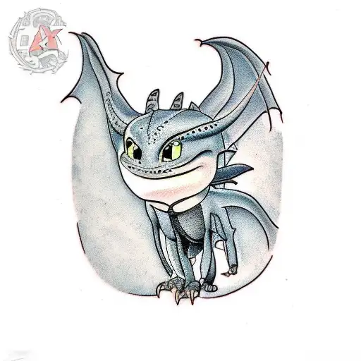 How to train your dragon tattoo design idea