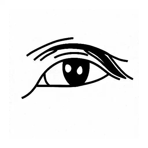 Eye tattoos stock vector. Illustration of flame, tribal - 33918104