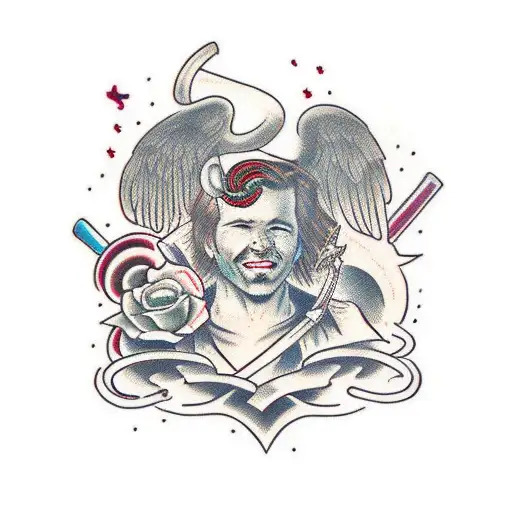 take a revenge on those who hurt you  tattoo design idea