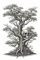 poison tree tattoo design idea