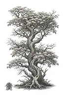 poison tree tattoo design idea
