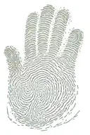thumb print made only tattoo design idea
