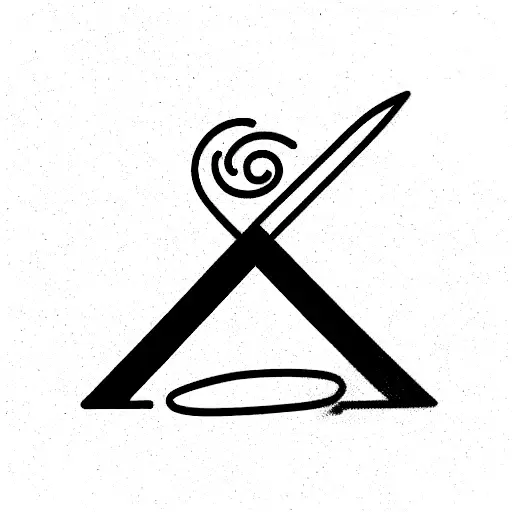 anxiety and overthinking tattoo design idea