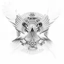 gaviota tattoo design idea