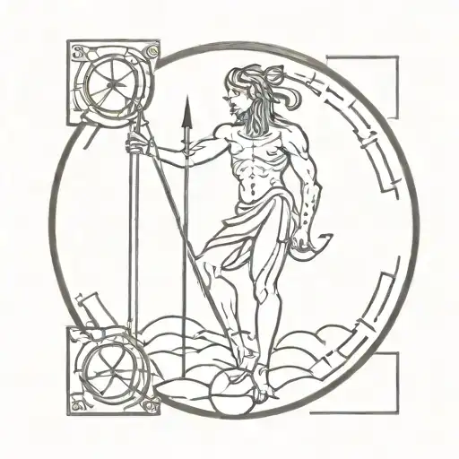 the fool tarot card design  tattoo design idea