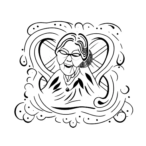 Granny tattoo design idea