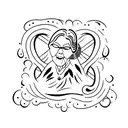 Granny tattoo design idea