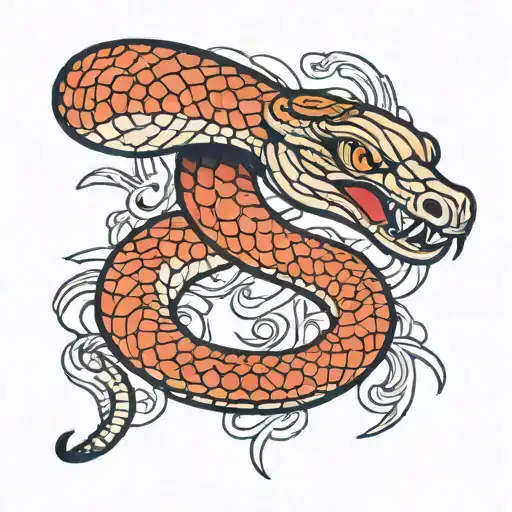 king cobra tattoo design idea