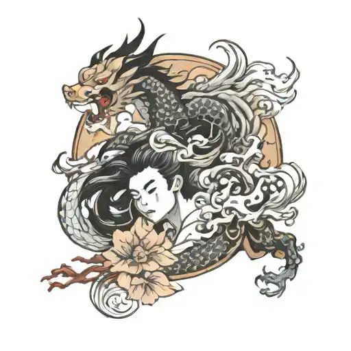luo binghe and Shen Yuan tattoo design idea