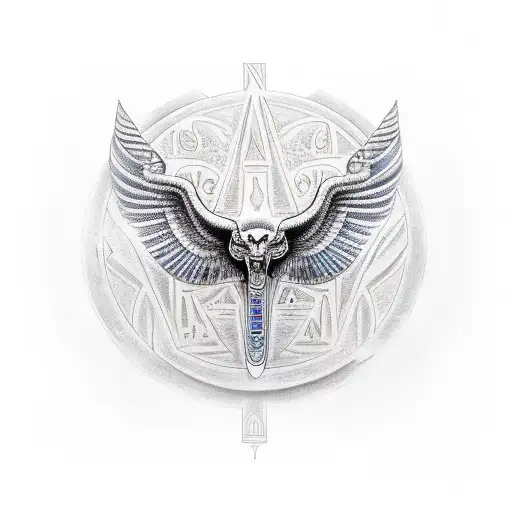 egyptian  god Seth  tattoo design idea