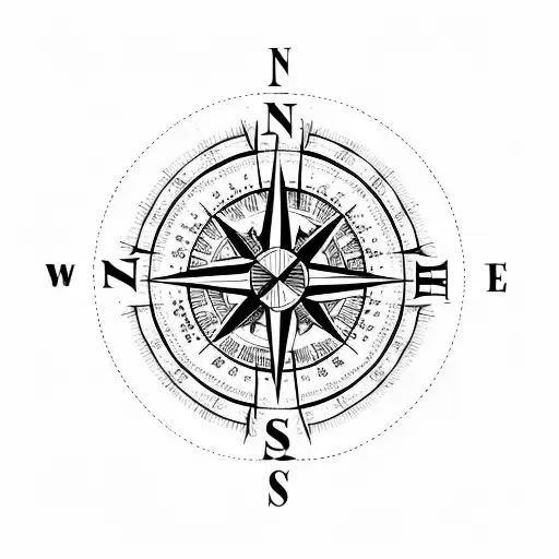 4,036 Compass Tattoo Designs Royalty-Free Photos and Stock Images |  Shutterstock