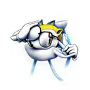 Sonic tattoo design idea