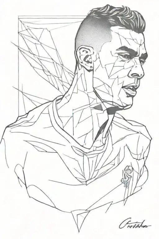 Cristiano Ronaldo tattoo design idea