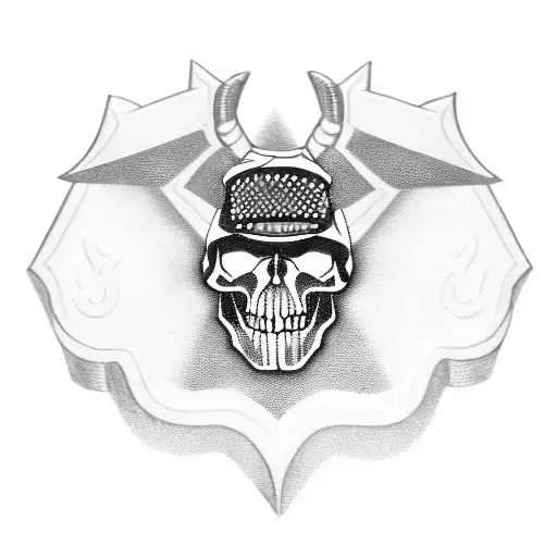 a badge that says sua sponte rangers lead the way with the 75th Ranger DUI and a skull tattoo design idea