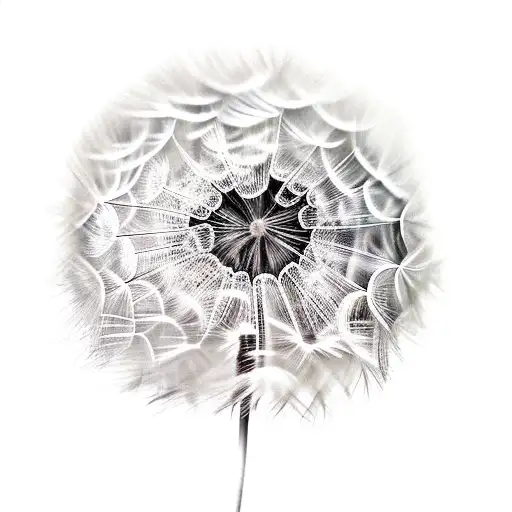 Dandelion tattoo design idea