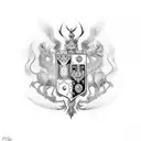 coat of arms, Olsen, Norway, brothers  tattoo design idea