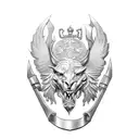 coat of arms, Olsen, Norway, brothers  tattoo design idea