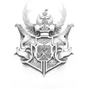 coat of arms, Olsen, Norway, brothers  tattoo design idea