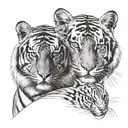 tiger and sniper tattoo design idea