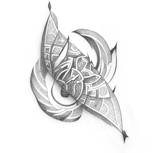 luck tattoo design idea