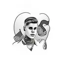 justin bieber tattoo design idea