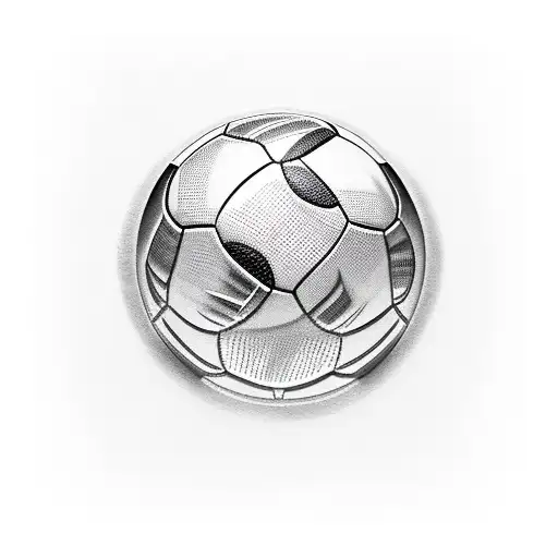 football, guns tattoo design idea