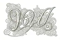 type "tito double p" in cursive and a heart tattoo design idea