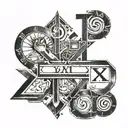1979 Roman numerals tattoo design idea